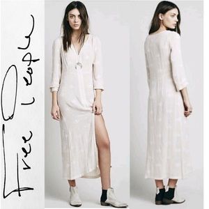 Free People Lily of the Valley Maxi Dress Size Small